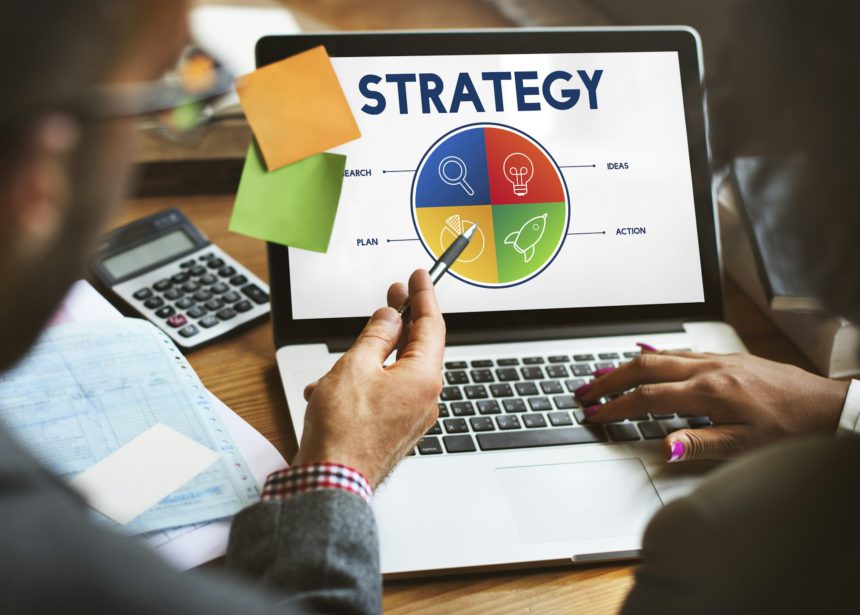 Business Startup Entrepreneur Strategy Target Concept